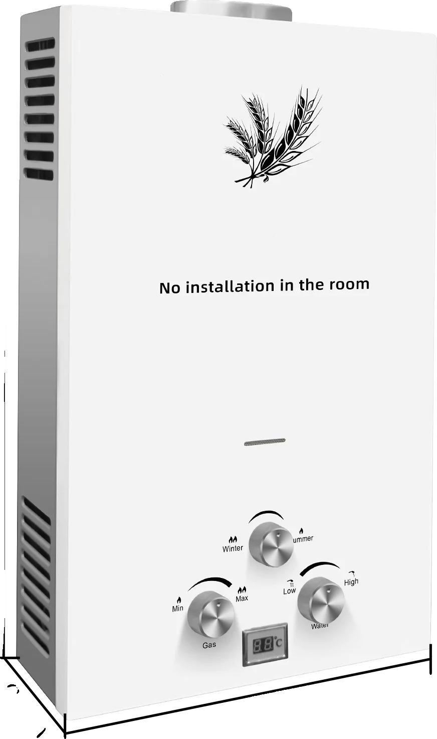 Ohrievač vody, kompaktný dizajn, energeticky úsporný výkon, biely 10 l