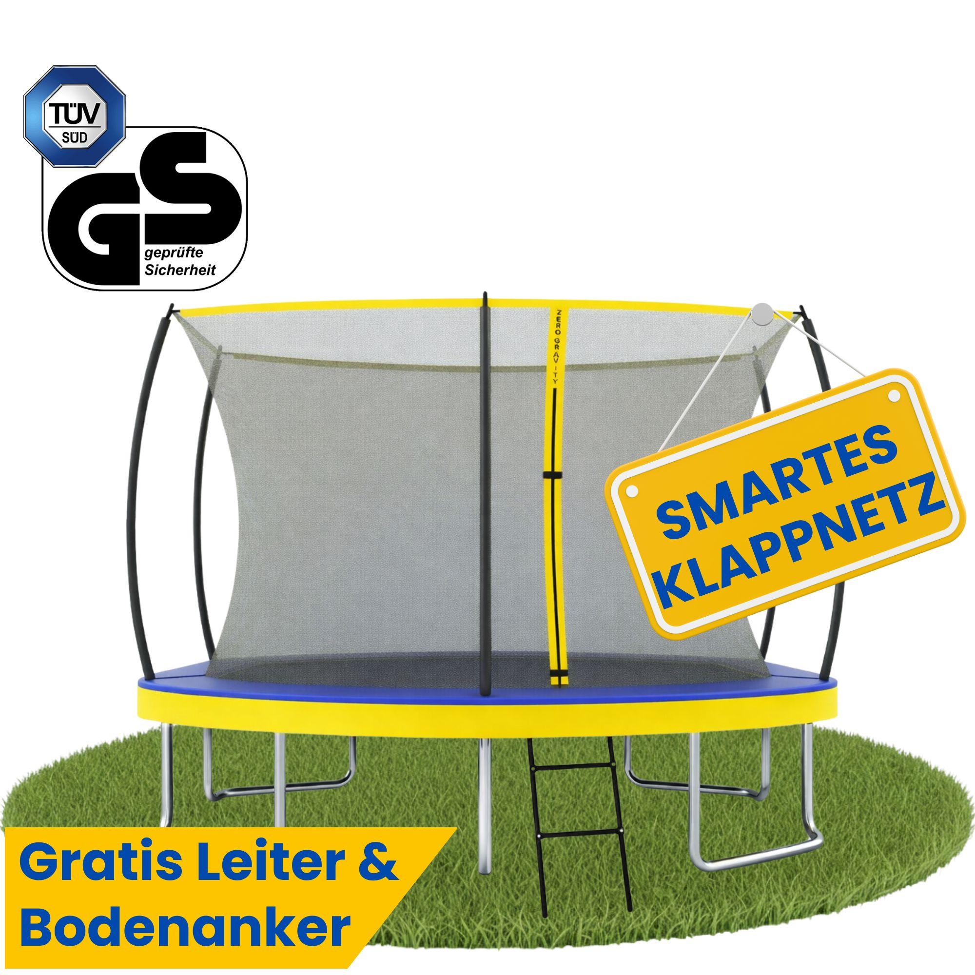 Trampolína Zero Gravity 305 x 213 cm vrátane rebríka – pre používateľov do 100 kg