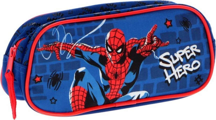 Cerdá Spider-Man Federmappe 3-fach – Offizielle Marvel-Lizenz, Aus Polyester, Für Schule & Freizeit