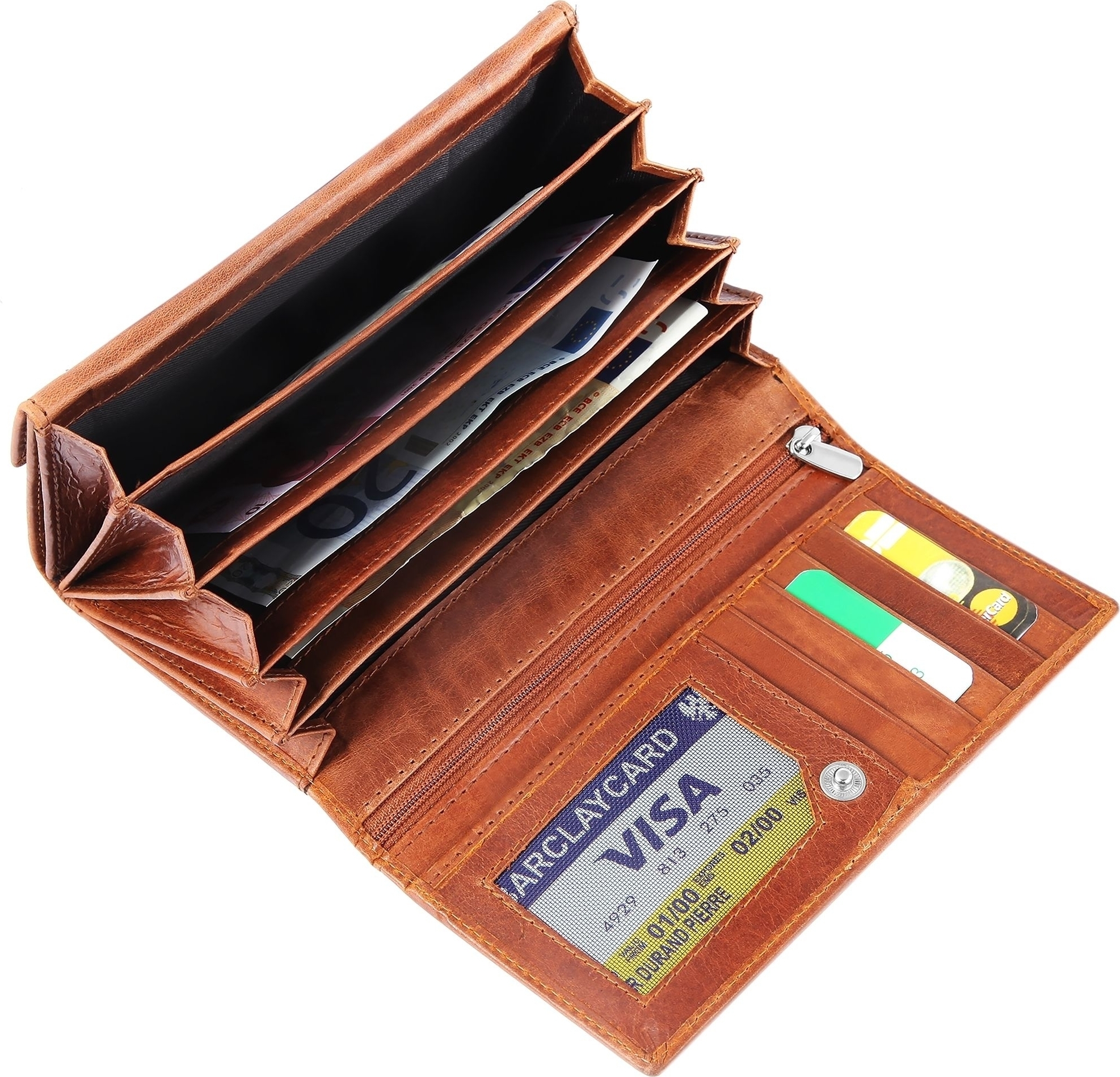 Akzent Echtleder Geldbörse