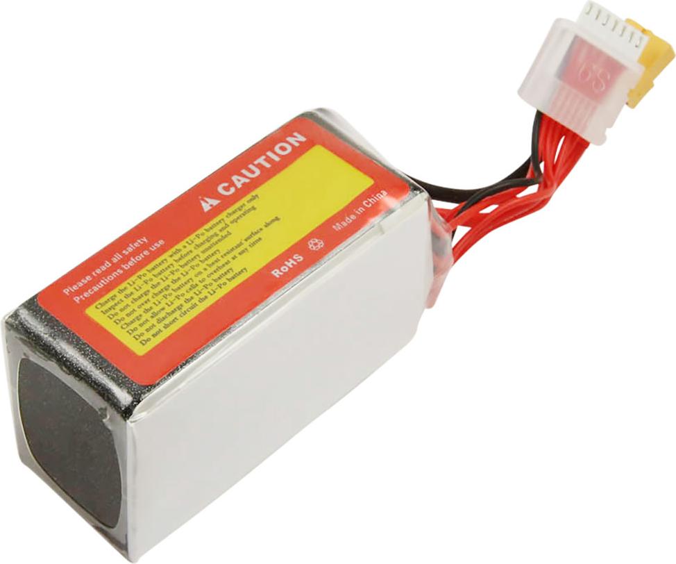 Avizar, Li-Polymer Akku 1.3A für FPV Drohne 6S1P 120C XT60 Plug 22,2V, Schwarz BAT-31280