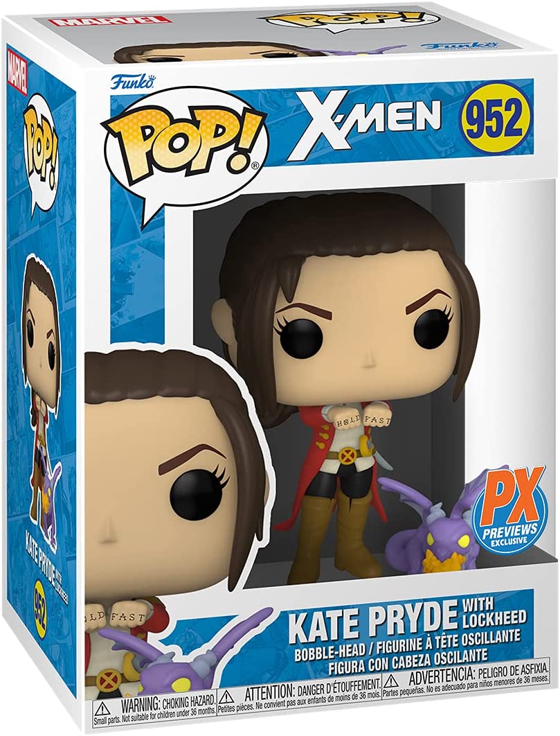 FUNKO POP! - MARVEL - X Men Kate Pryde with Lockheed #952 PX Previews 22015154