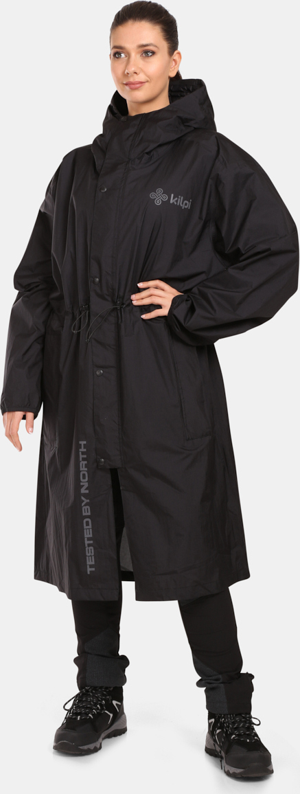 Ski-Regenmantel Kilpi TEAM RAINCOAT-U, SCHWARZ, Größe S