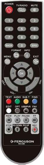 Fernbedienung für Ferguson RCU 200
