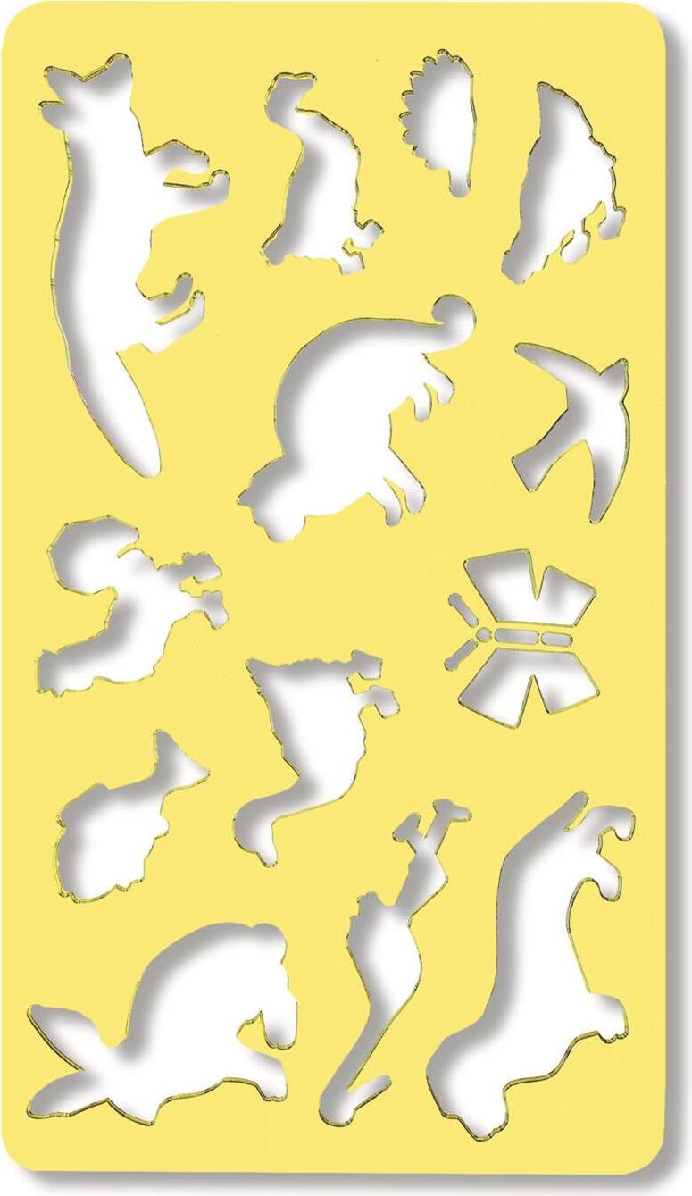 Koh I Noor KOH Schablone - Tiermalschablone II- Fuchs , 12 cm x 21 cm K749056