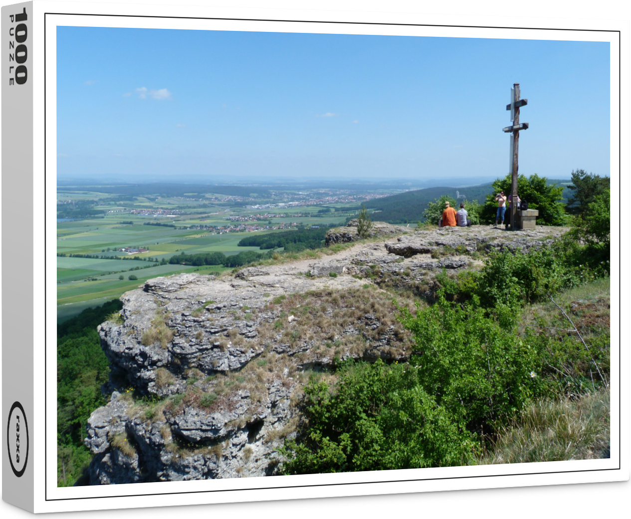 raxxa Premium-Puzzle "Doppelkreuz auf dem Staffelberg bei Bad Staffelstein", 1000 Teile 1-14270-16619-262