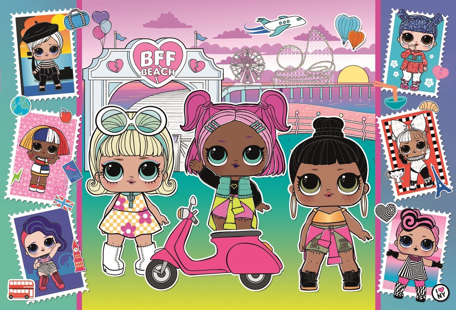 TREFL Puzzle LOL Surprise: Puppenfotos 100 Teile 16443