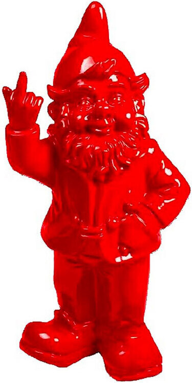 STOOBZ Ehrfurchtsloser Zwerg 33 cm Rot