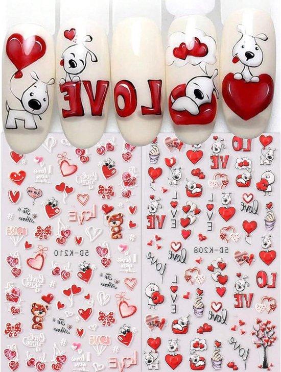 OEM Nagelsticker Valentinstag 2er Set 2026