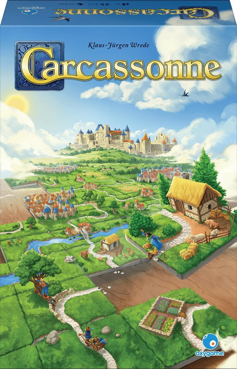 OxyGames Carcassonne – Strategiespiel und mittelalterliches Aufbauspiel (Ausgabe in rumänischer Sprache)
