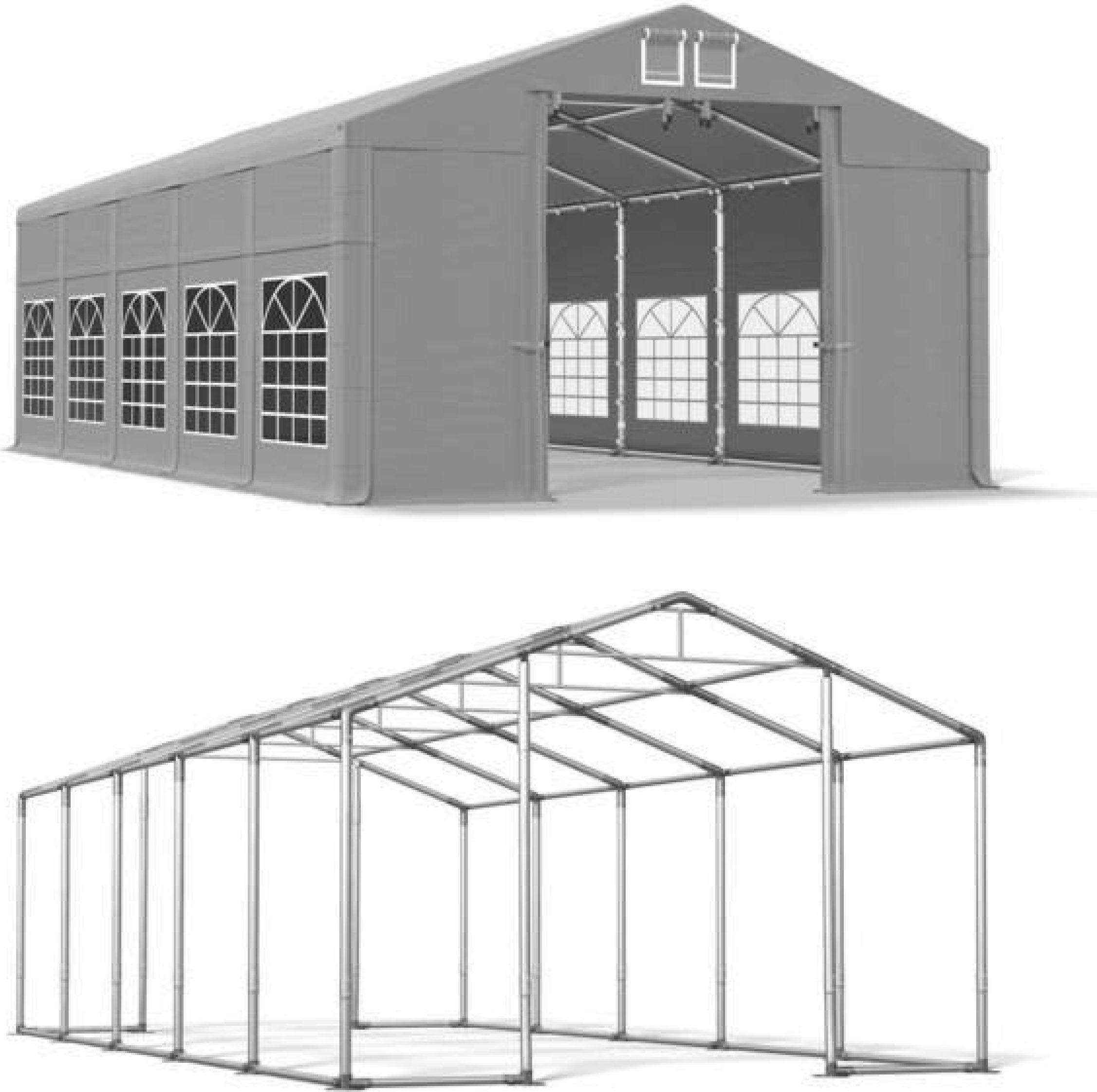 Saison Zelt 6x10 Grau WINTER ISD