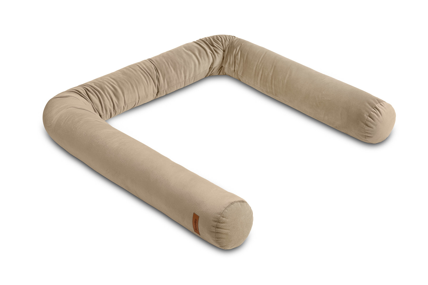 SENSILLO Kinderbett Umrandung 200x15, Bettschlange, Baby Nestchen - Beige SILLO-2231003