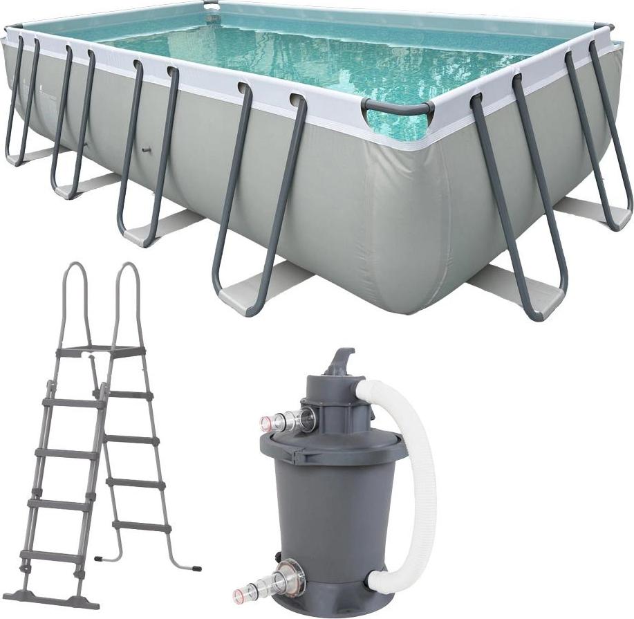 Warmtec | Aufstellpool Bw549 - 5,49 X 2,8 M - Stahlrahmen - Großzügig, Stabil, Familienfreundlich