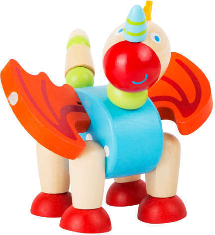 Almarina Small Foot Merlin Drachenfigur aus Holz 8 cm 11037