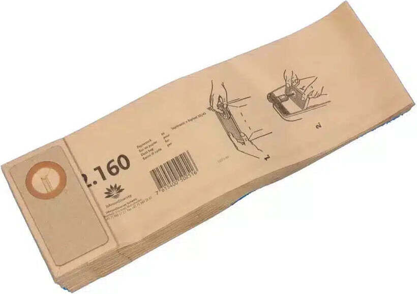 TASKI Papiersack, 10 St., für Jet 38/50, Doppelfilterpapiersäcke | Packung (10 Stück) 8502160
