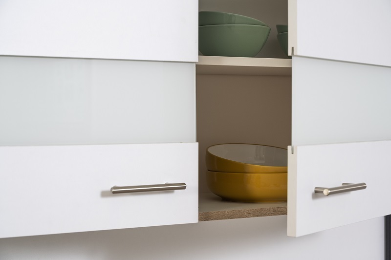 Küche Küchenzeile Küchenblock Einbauküche Eiche Grau Merle 220 cm Respekta KB220ESGC