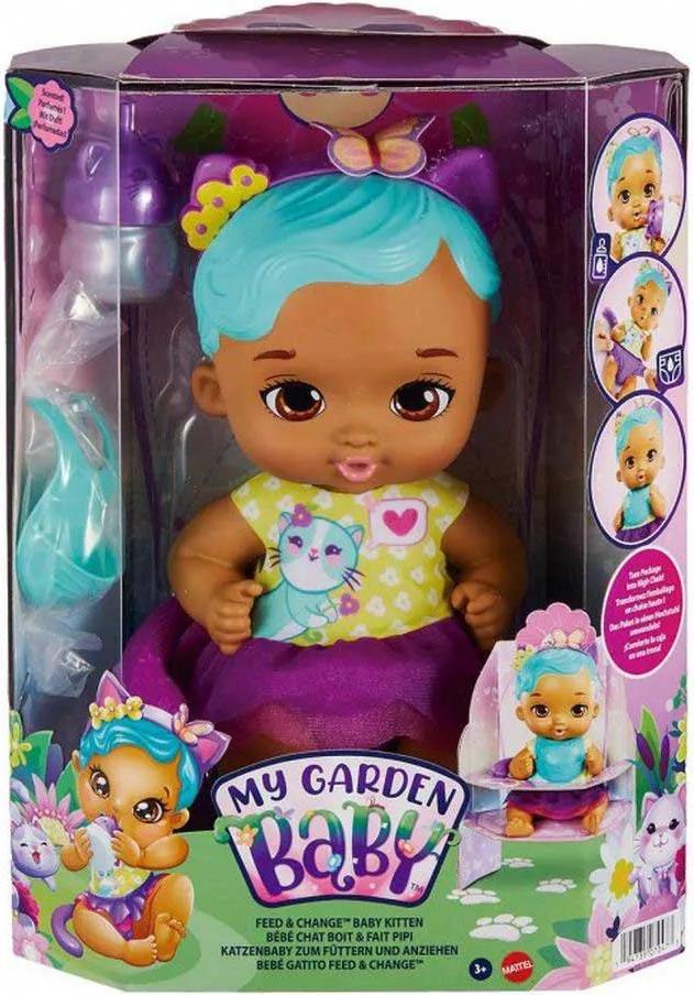 Mattel My Garden Baby Gatito Feed & Change Ktzchen 30 cm Grn 463386498