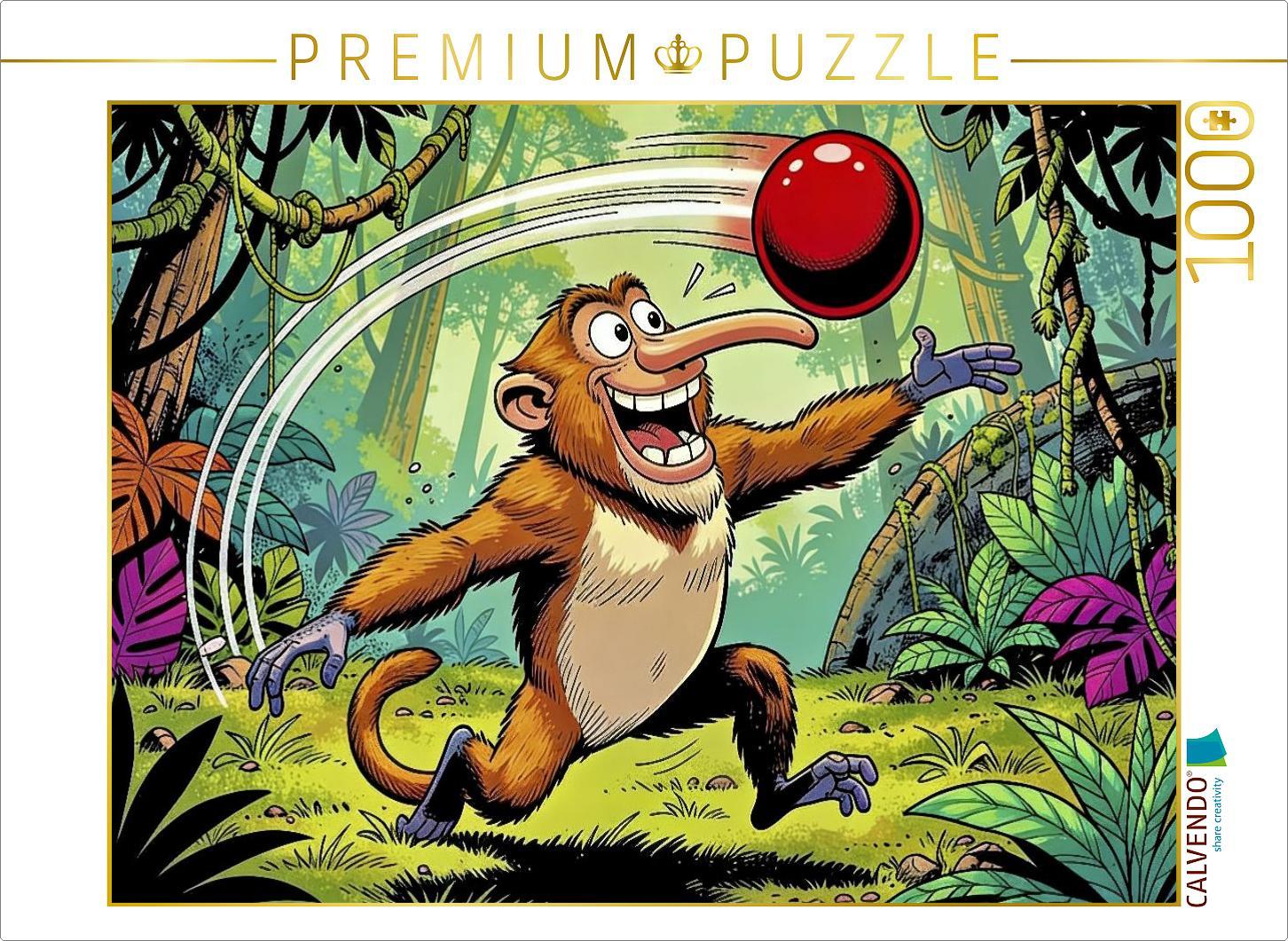 CALVENDO Puzzle Mehr Nase. Mehr Chaos. Mehr Spaß. | 1000 Teile Lege-Größe 64x48cm Foto-Puzzle für glückliche Stunden