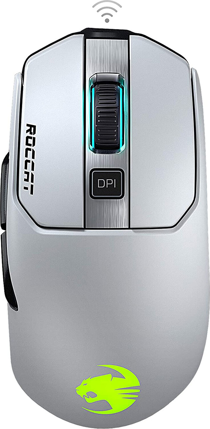 Roccat Kain 202 AIMO Weiß RGB kabellos Gaming Maus ROC-11-615-WE