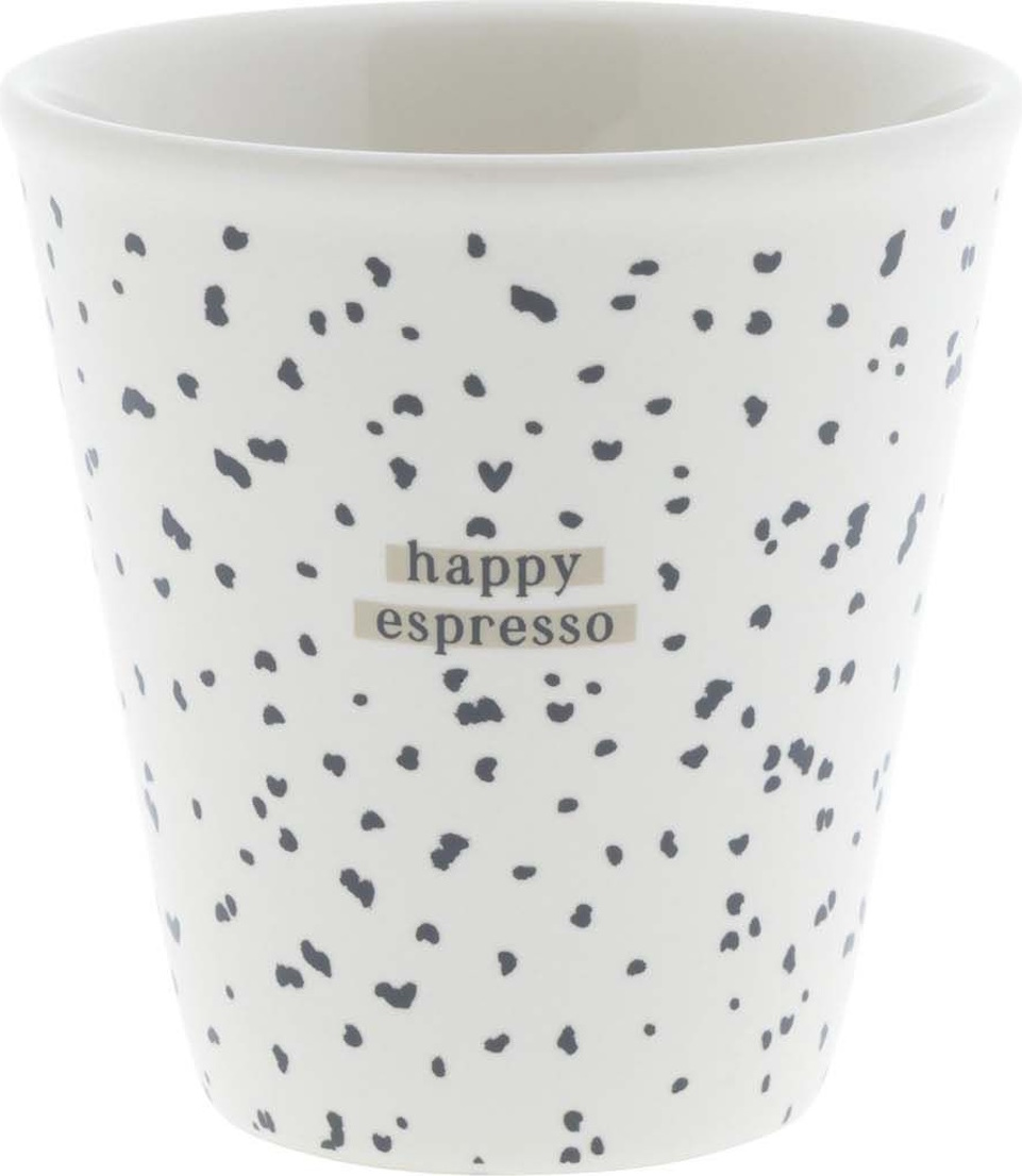 6er Set Espressobecher ohne Henkel HAPPY ESPRESSO für 80ml Bastion Collections RJ/ESPRESSO 511 BL-SET6