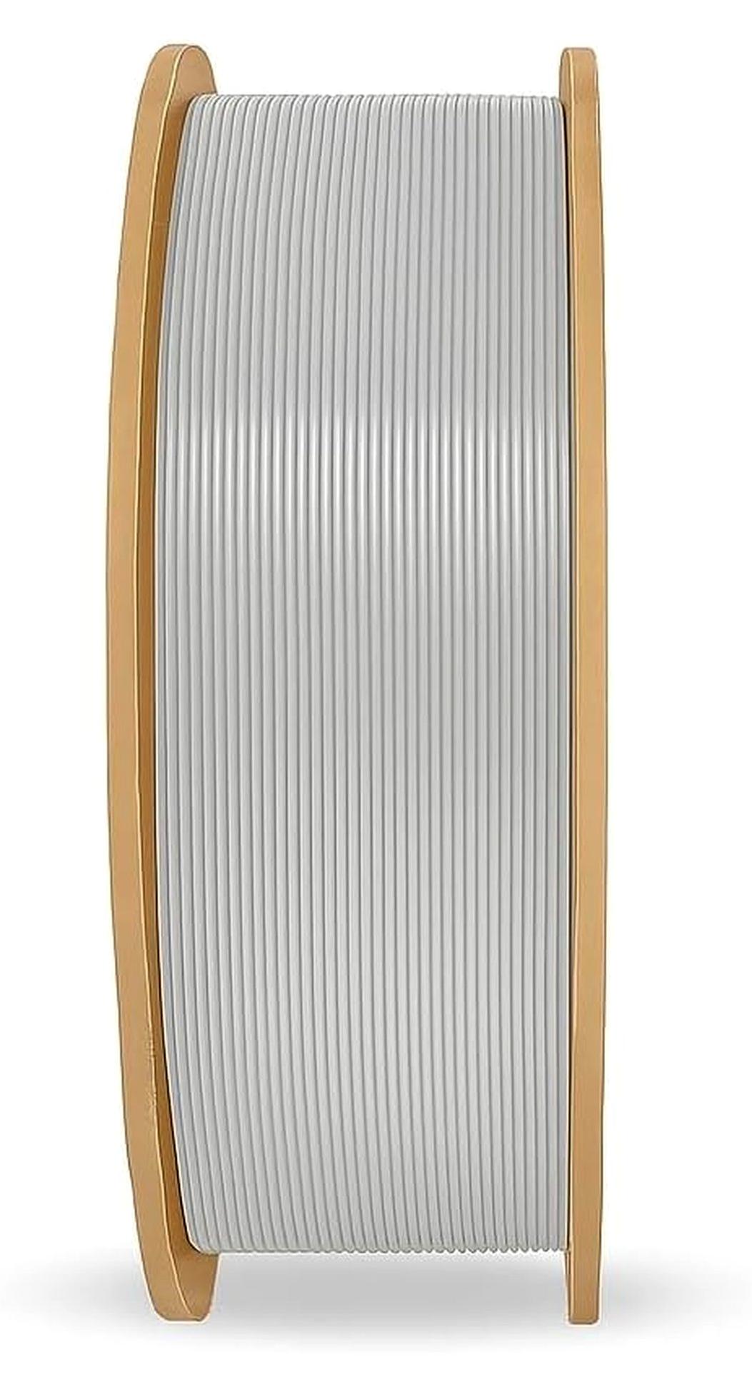 Markenlos PETG+ 1,75mm GRAU-HELL 1kg 3D Drucker Filament - hohe Festigkeit und Zähigkeit, geeignet für technische Teile und Prototypen
