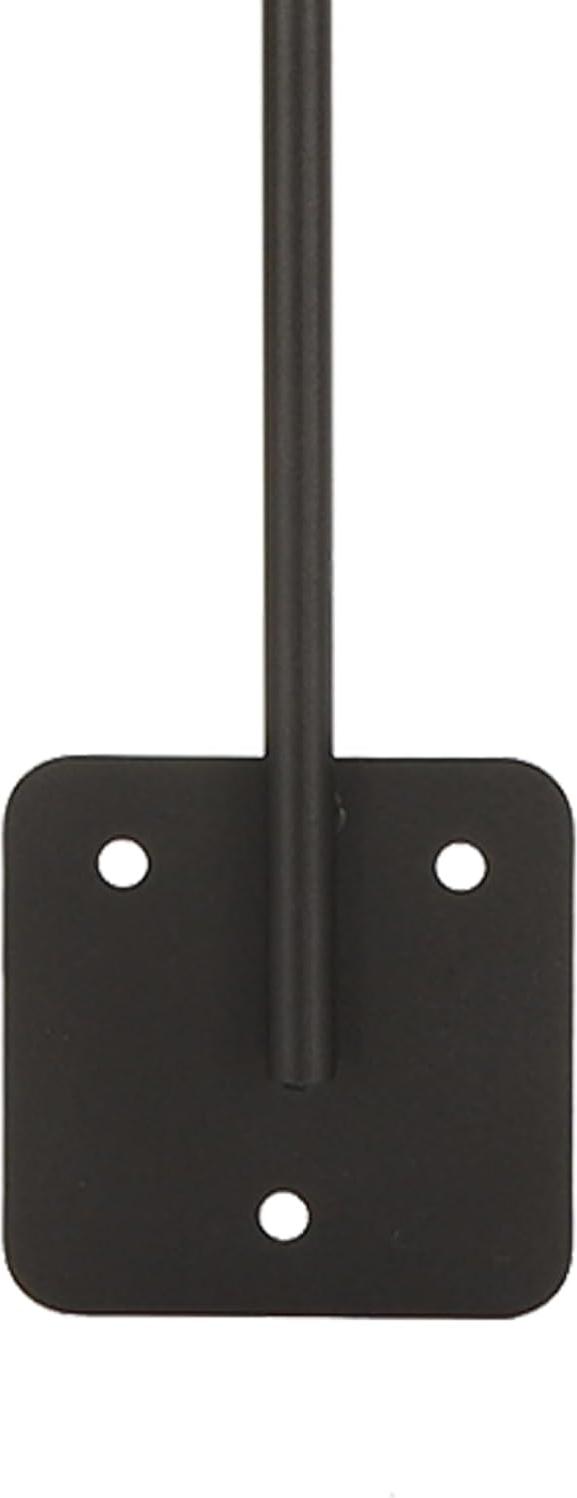 Markenlos Eisen Krähenornament Wetterfahne für draußen - Wetterweiser Garten Bauernhof schwarz