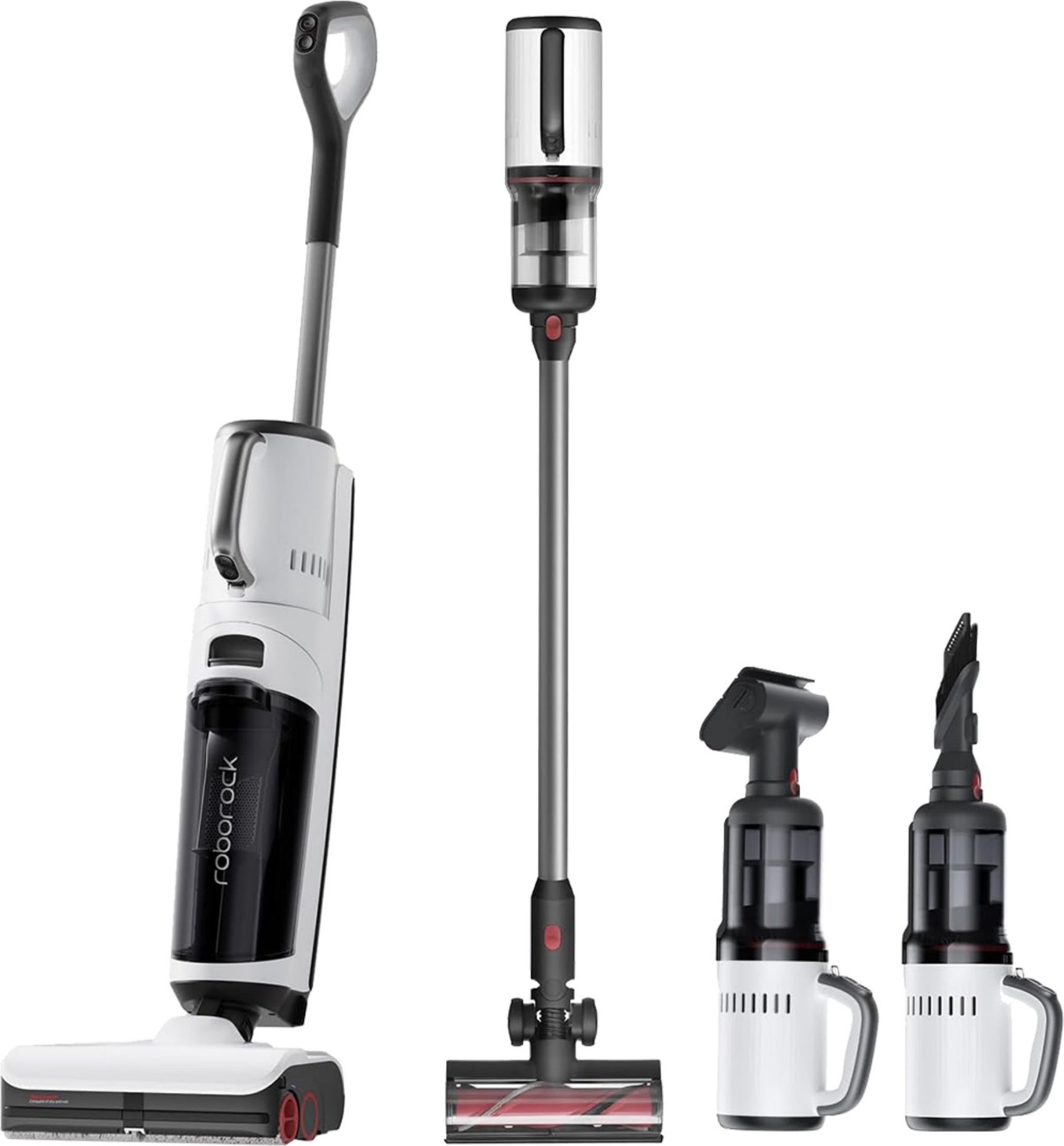 Roborock Dyad Pro Combo vysávač na mokré a suché vysávanie Bezdrôtový vysávač s funkciou mopu, 260 W, 17000 Pa, dvojitá kefa, extrémne hrany 1 mm