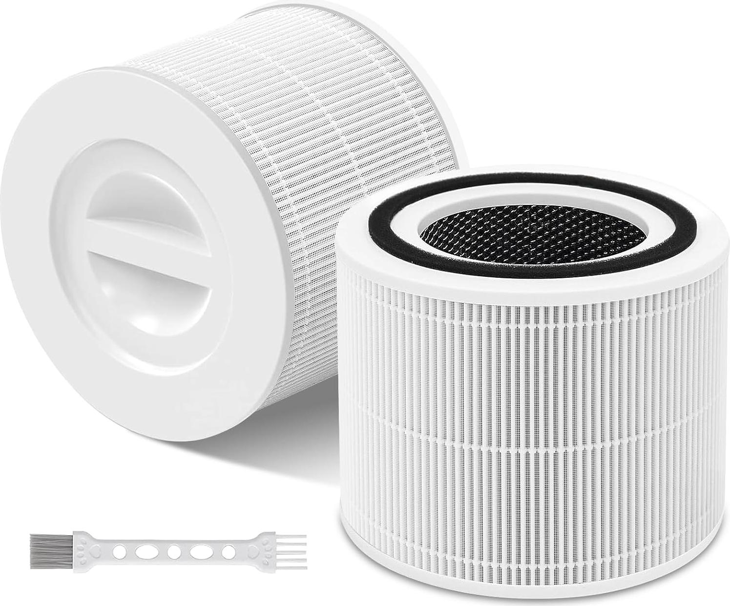 Einemgeld 2 Stück Core 300S Filter, Ersatzfilter für LEVOIT Core 300/300S/300-RF, mit H13 HEPA Filter & Aktivkohlefilter Reinigt bis zu 99,98% der Luftverschmutzung K-PCKF-20260119-277