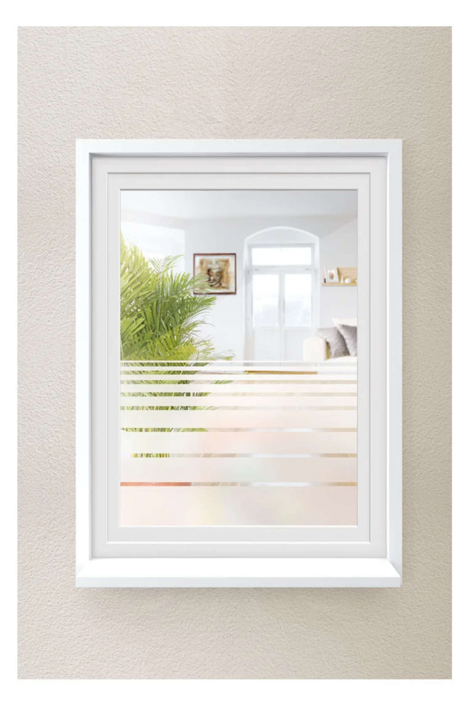 201916000-2-2er Set Fensterfolie selbsthaftend Sichtschutzfolie UV