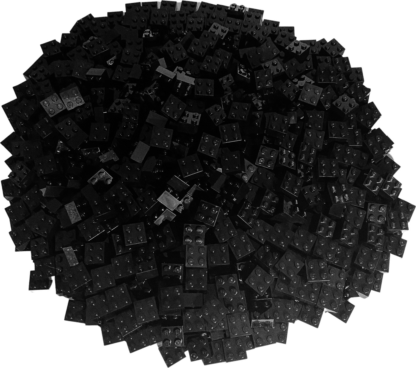 LEGO® 2x2 kocky Vysoké kocky Čierna - 3003 NEW! Množstvo 1000x