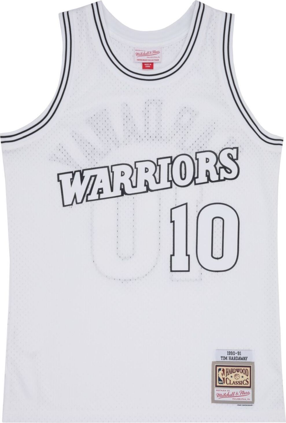 MITCHELL NESS Swingman White Jersey Golden State Warriors Tim Hardaway XXL