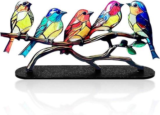 OEM Kleurige Vogelornamente für Wohnzimmer, Dekoration, Kunsthandwerk, Tischdeko, Geschenkidee 2026
