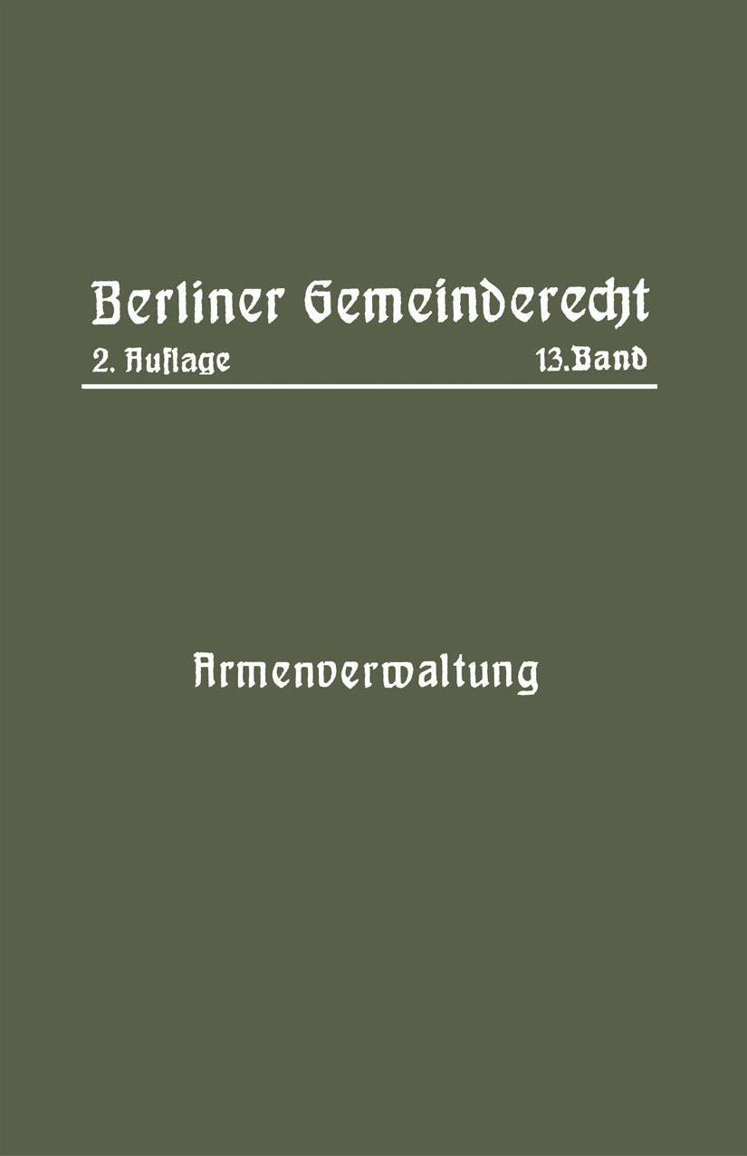 Sonstige Verlage Armenverwaltung