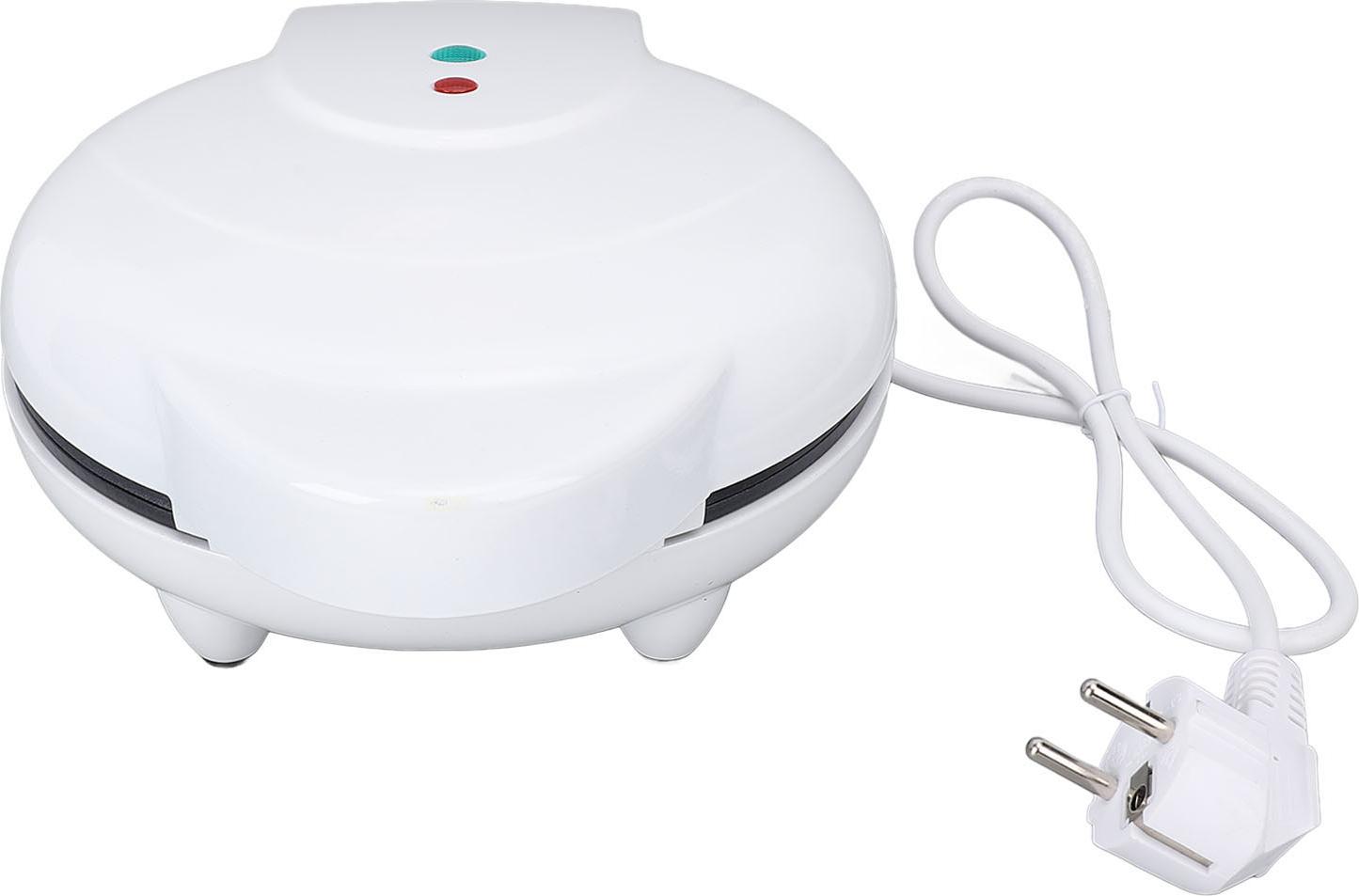 Mini šiškovač, 7 otvorov, hliník SUS, nepriľnavý povrch, elektrický stroj na raňajky, dezerty, občerstvenie, zástrčka EÚ, 220 V, 1200 W, biely