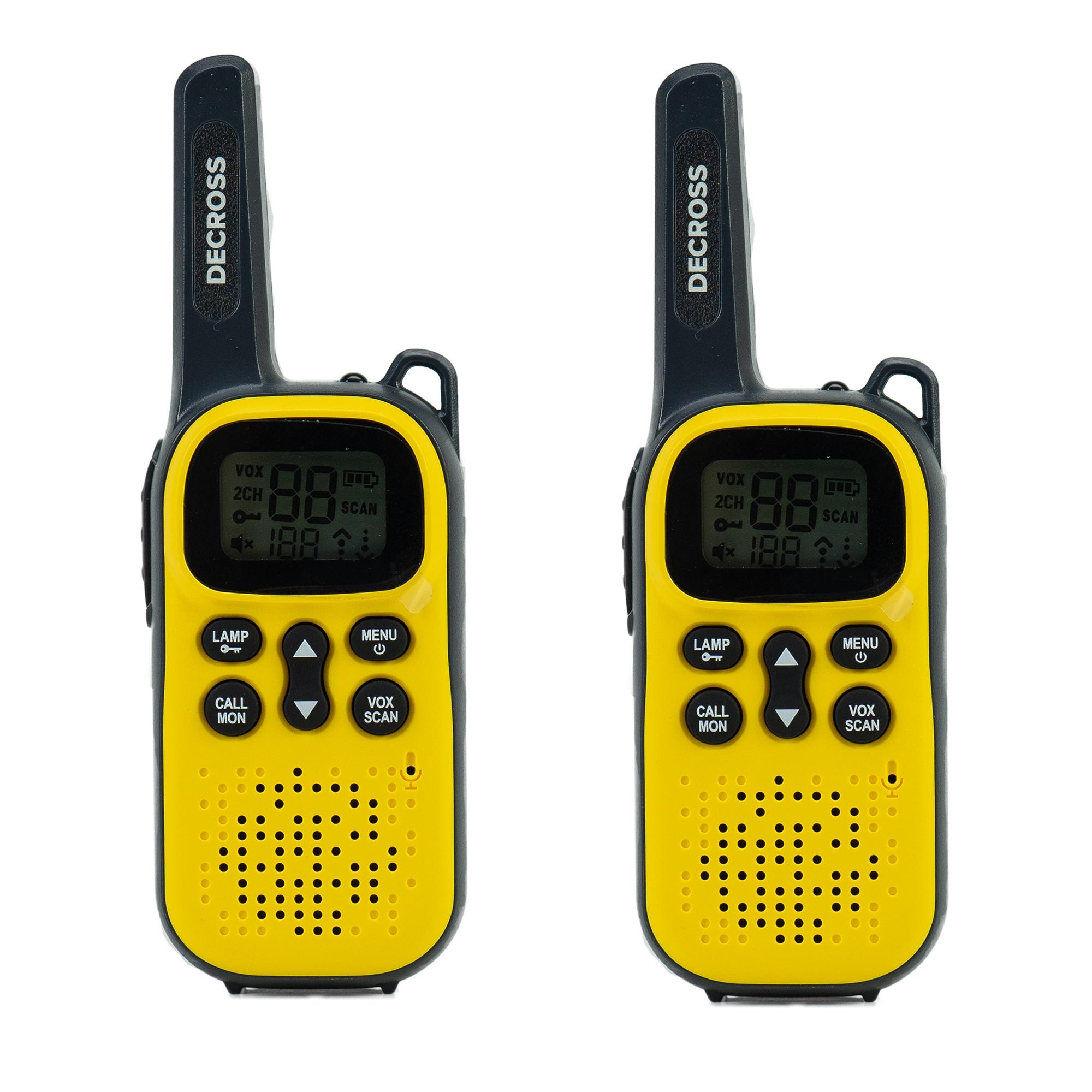 Tragbarer Radiosender PMR PNI Decross DC43, 446MHz, 0,5W, 16CH, Set mit 2 Stück PNI-DC43