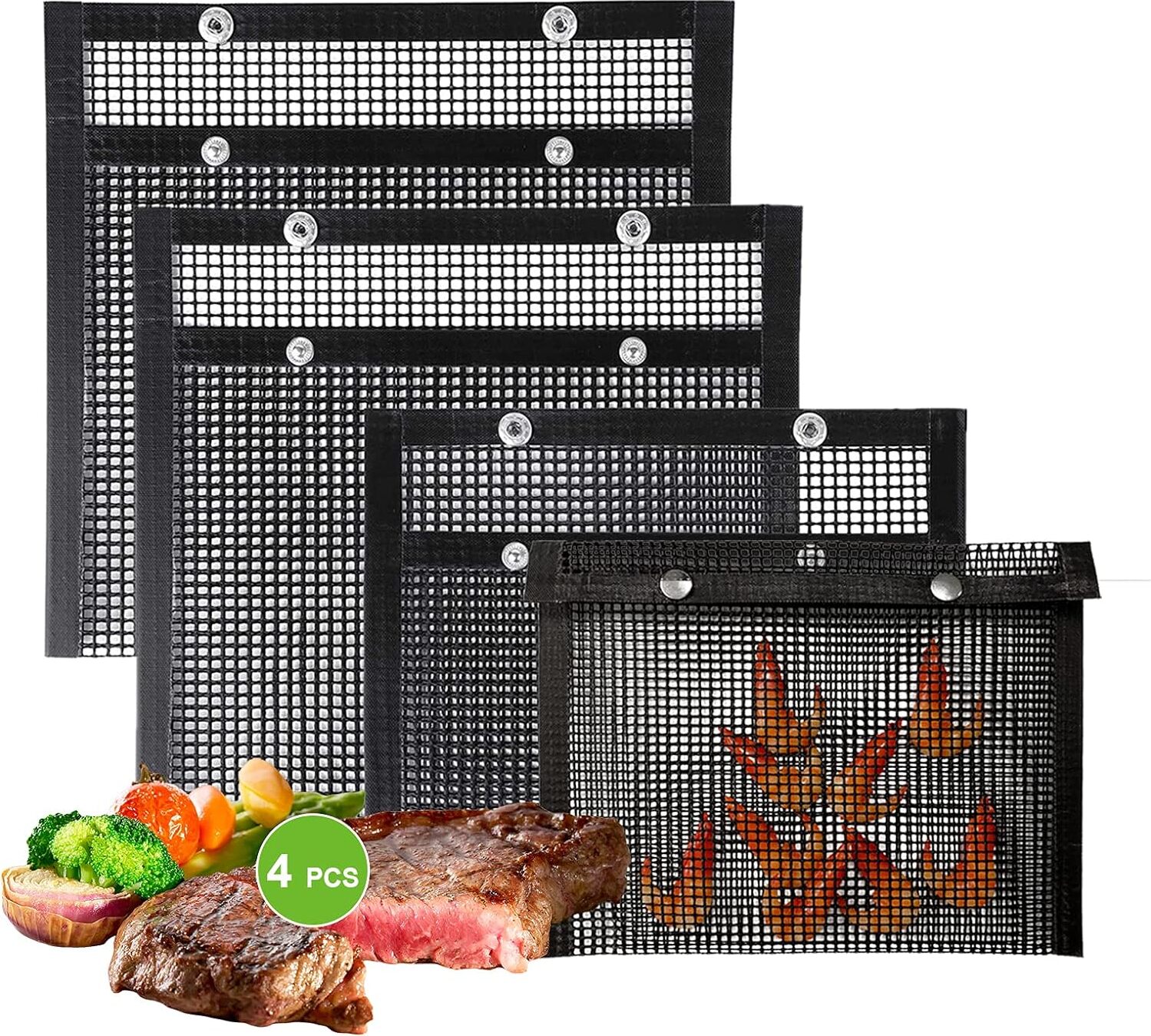 10 Toasterbeutel Wiederverwendbar – Hitzebeständig Bis 260°C, Antihaft, Für Mikrowelle & Toaster