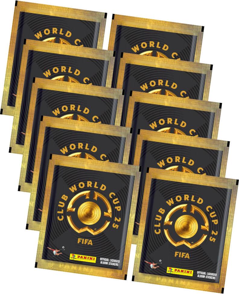 Panini Fifa Club World Cup 2025 Sticker - WM Sammelsticker - 10 Tüten