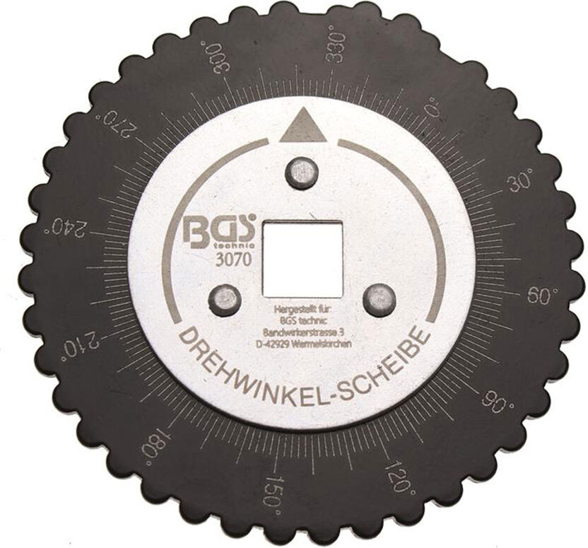 BGS technic BGS 3070 Drehwinkelmesssgerät zum Winkelanzug, 12,5 (1/2) Antrieb