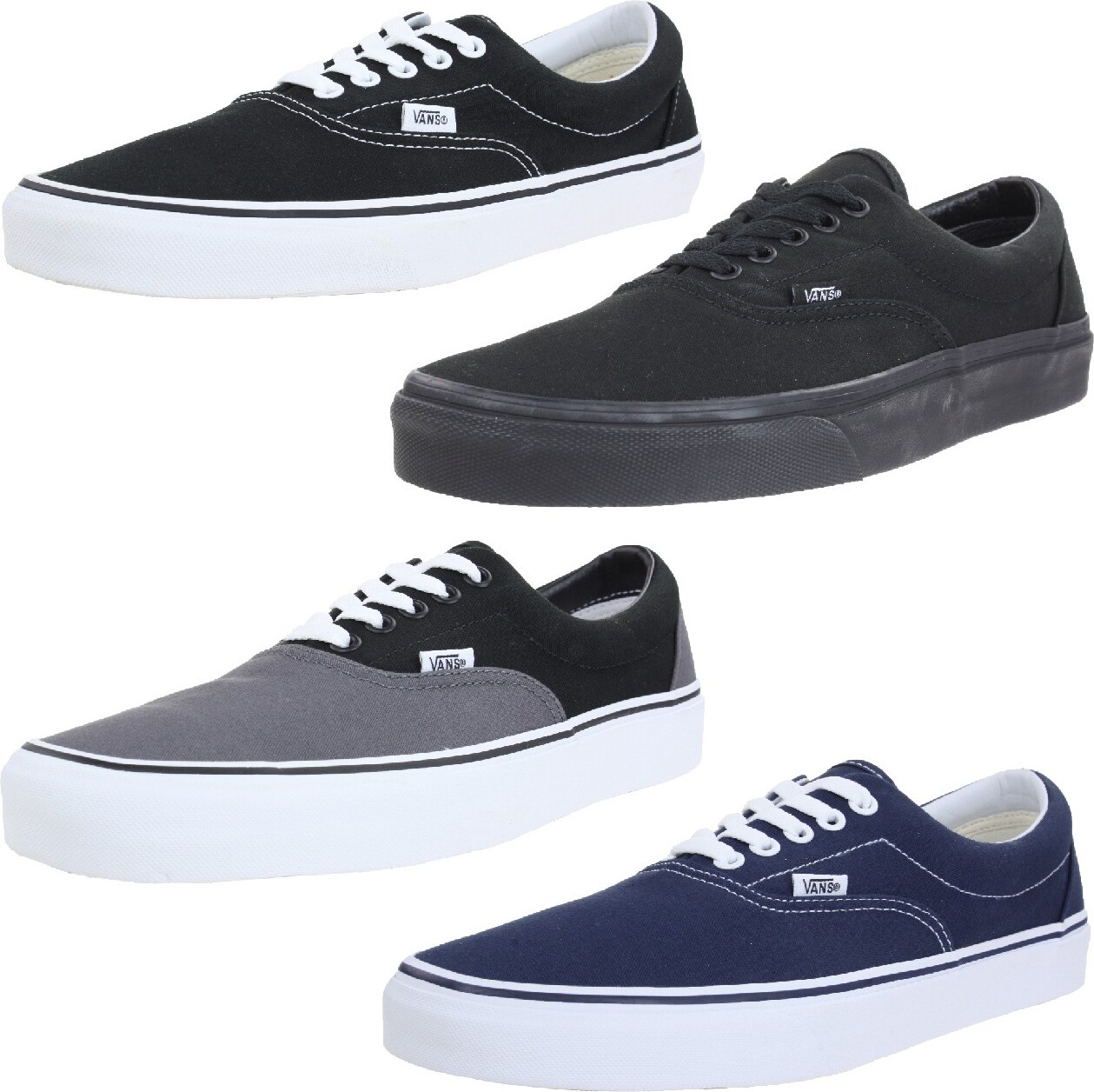 Vans Era Sneaker Schwarz/Weiß, Größenauswahl:38.5 UA ERA