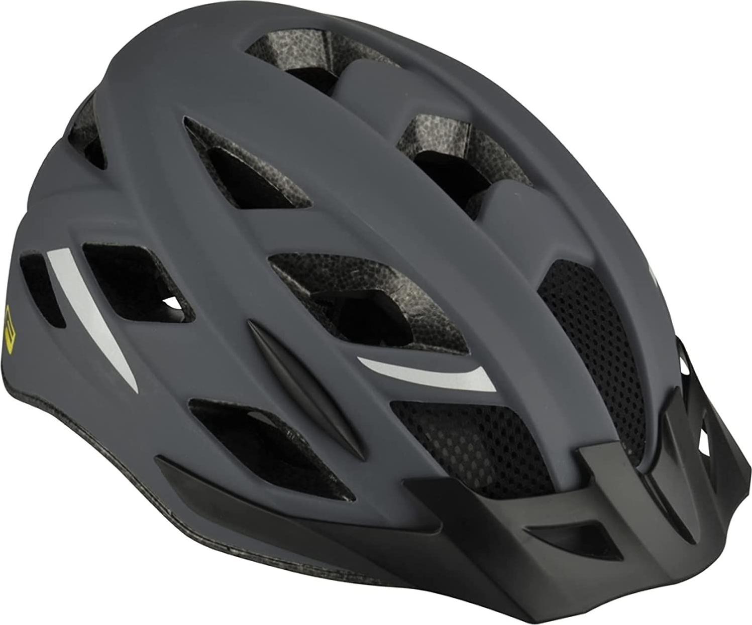 Casco Bici Fischer Urban Plus Boston, L/XL, Blu Opaco, Con Luce, Circonferenza 59-61 Cm