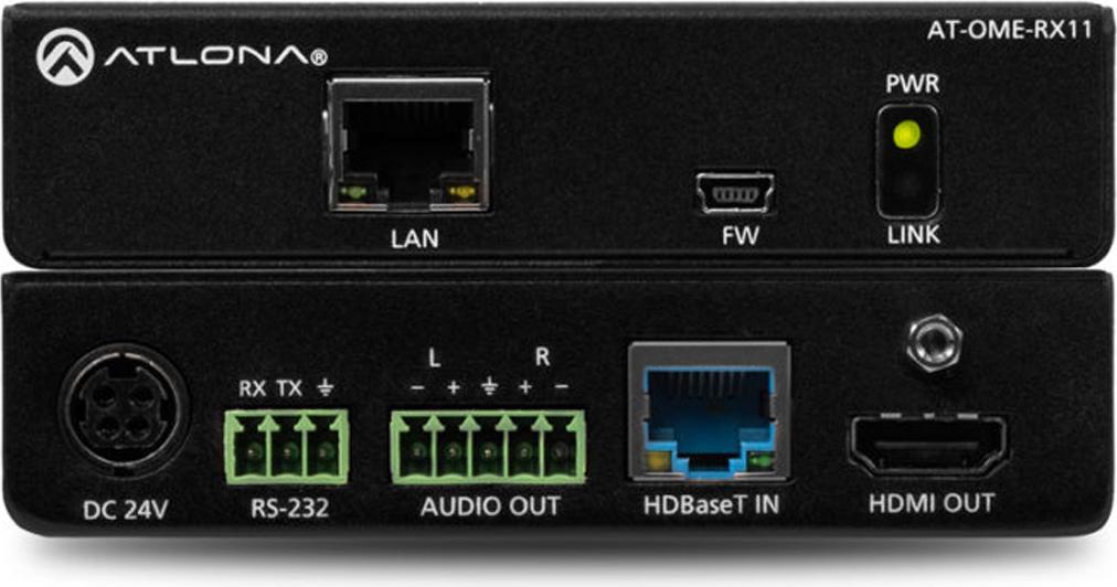 Atlona AT-OME-RX11 HDBaseT Receiver mit Audio De-Embedding ATL OME RX11