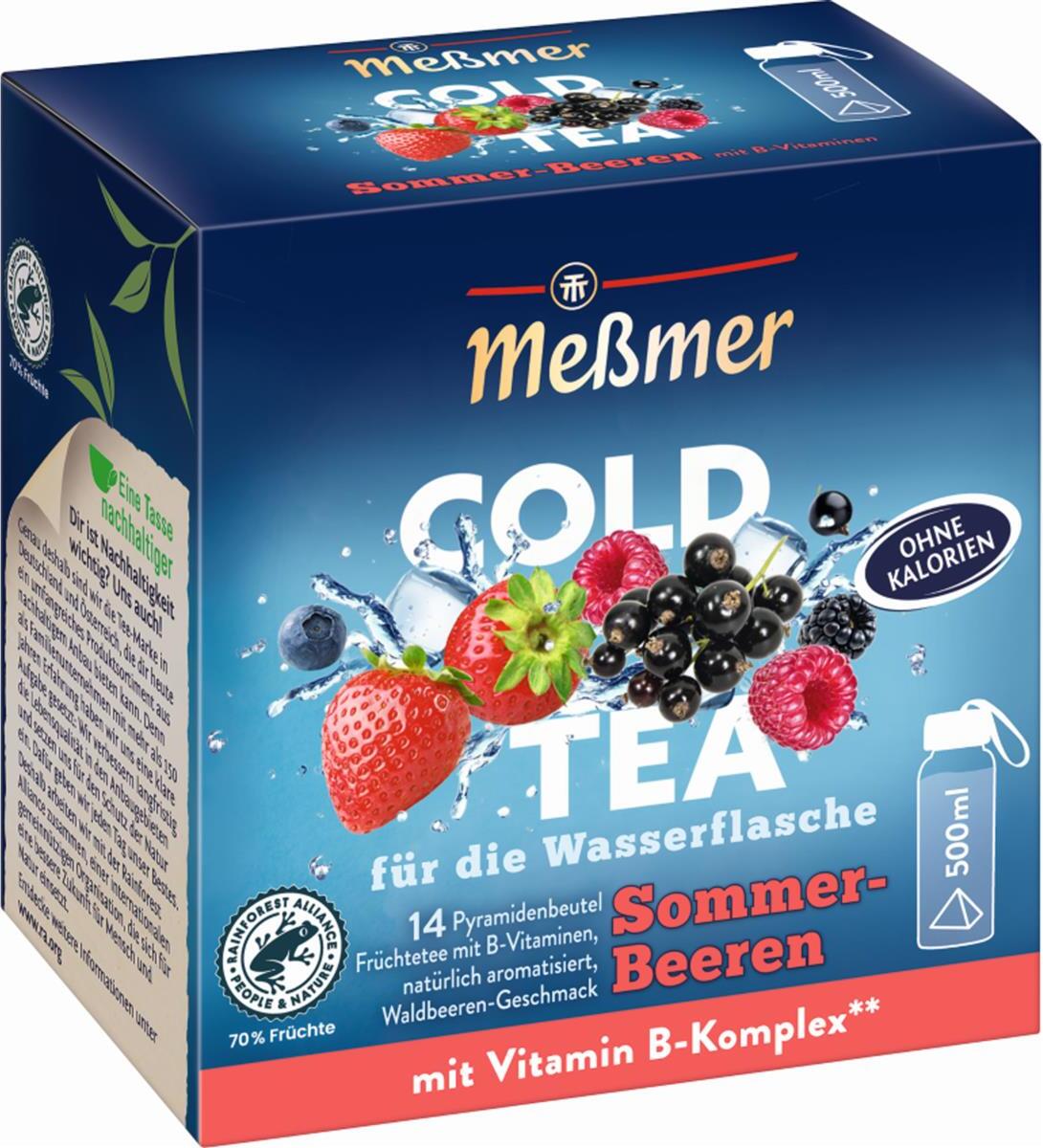Meßmer Tee COLD TEA 107643 Sommer-Beeren 14St