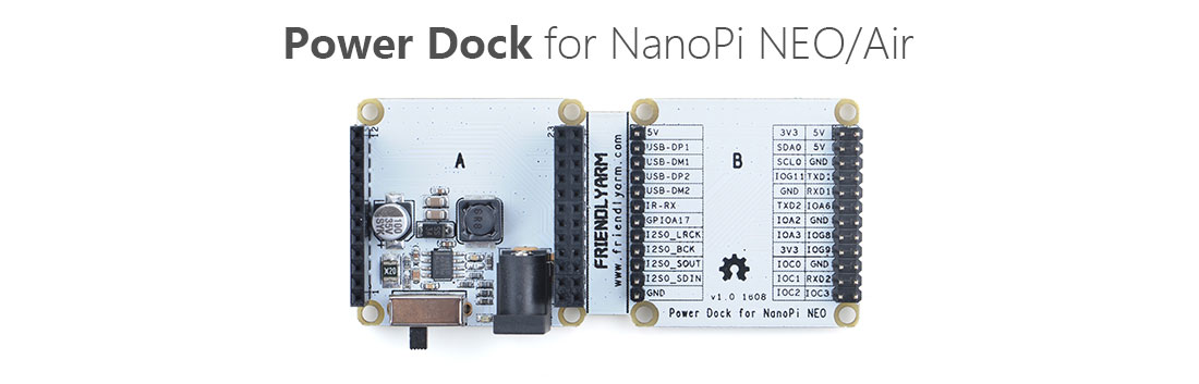 ALLNET FriendlyELEC / Friendlyarm NanoPi Neo zbh Friendly_Neo_Power_Dock