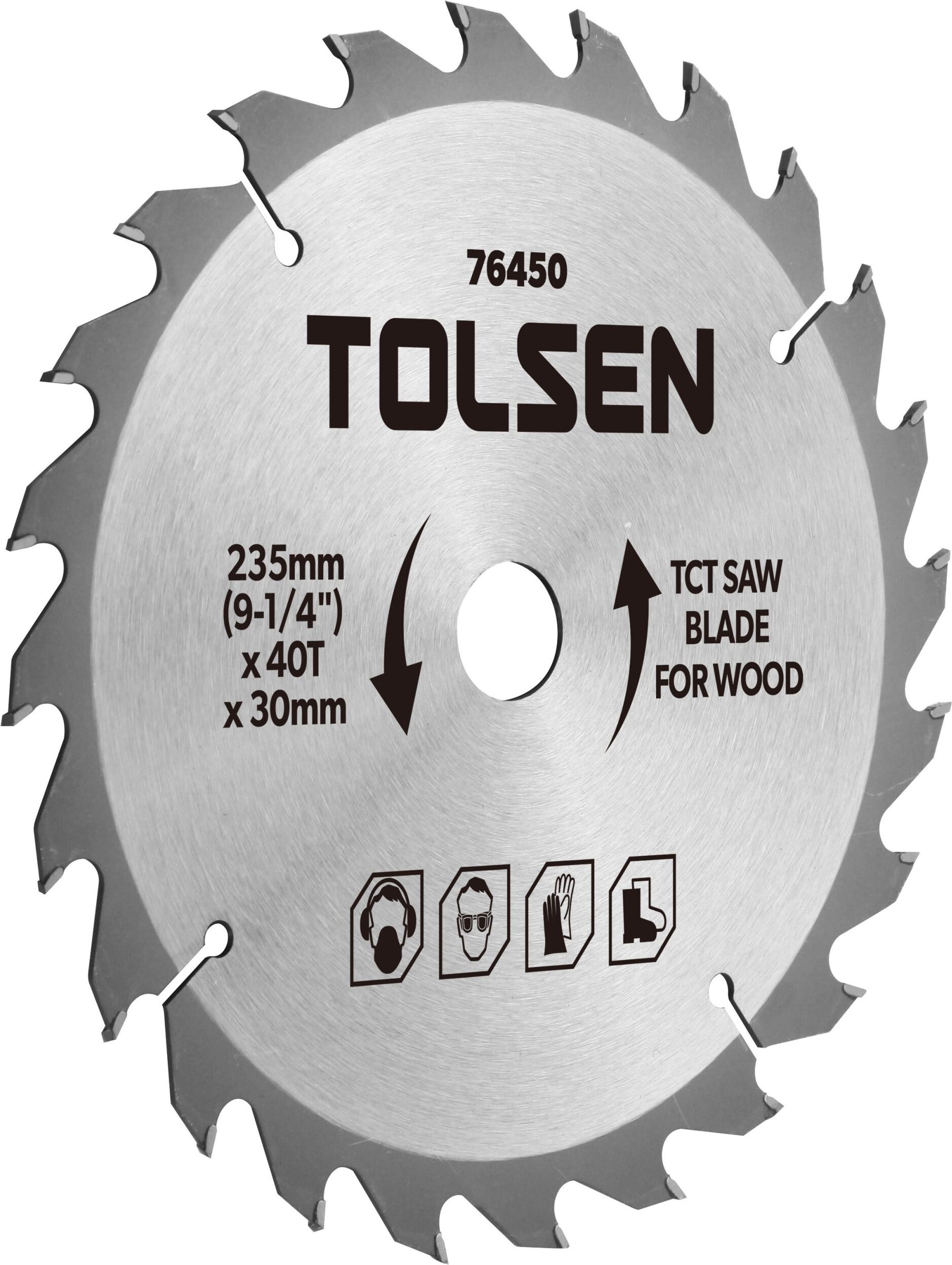 Tolsen Tools Tolsen TCT-Sägeblatt 160 x 20 mm 24T - Maxami 76425