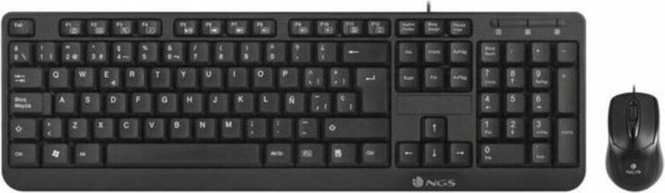Tastatur und optische Maus NGS Cocoa Kit Cocoa Kit NGS-KEYBOARD-0273