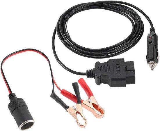 OEM 12-Volt-ECU-Sicherungskabel für OBD-II-Fahrzeuge mit Clip. 2026