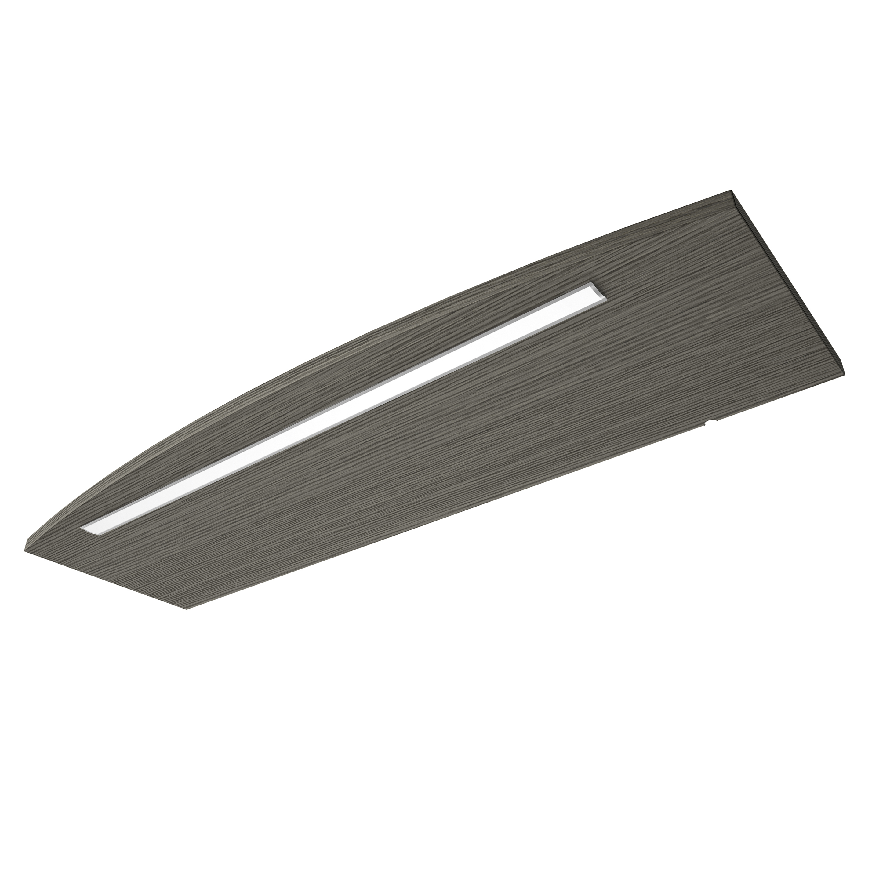 Pelipal Serie 4010 Kranzbeleuchtung 4990.198051 Korpusfarbe Graphit Struktur quer NB 82 cm 4990198051