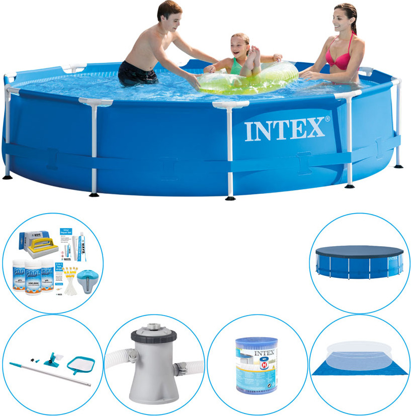 Bazén s kovovým rámom Intex - 305x76 cm - sada Advantage