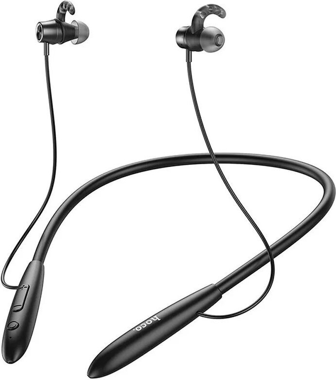 Bezdrôtové slúchadlá Bluetooth HOCO ES61 čierne - dĺžka kábla 85 cm - slúchadlá do uší
