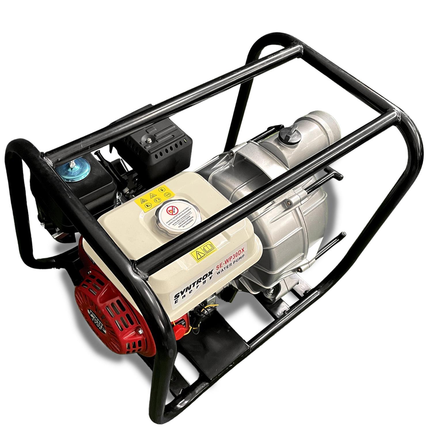 Syntrox Energy Benzin Schmutzwasserpumpe Parmeso 7HP 45m³/h 3 Zoll HauptSE-WP30DX-Parmeso
